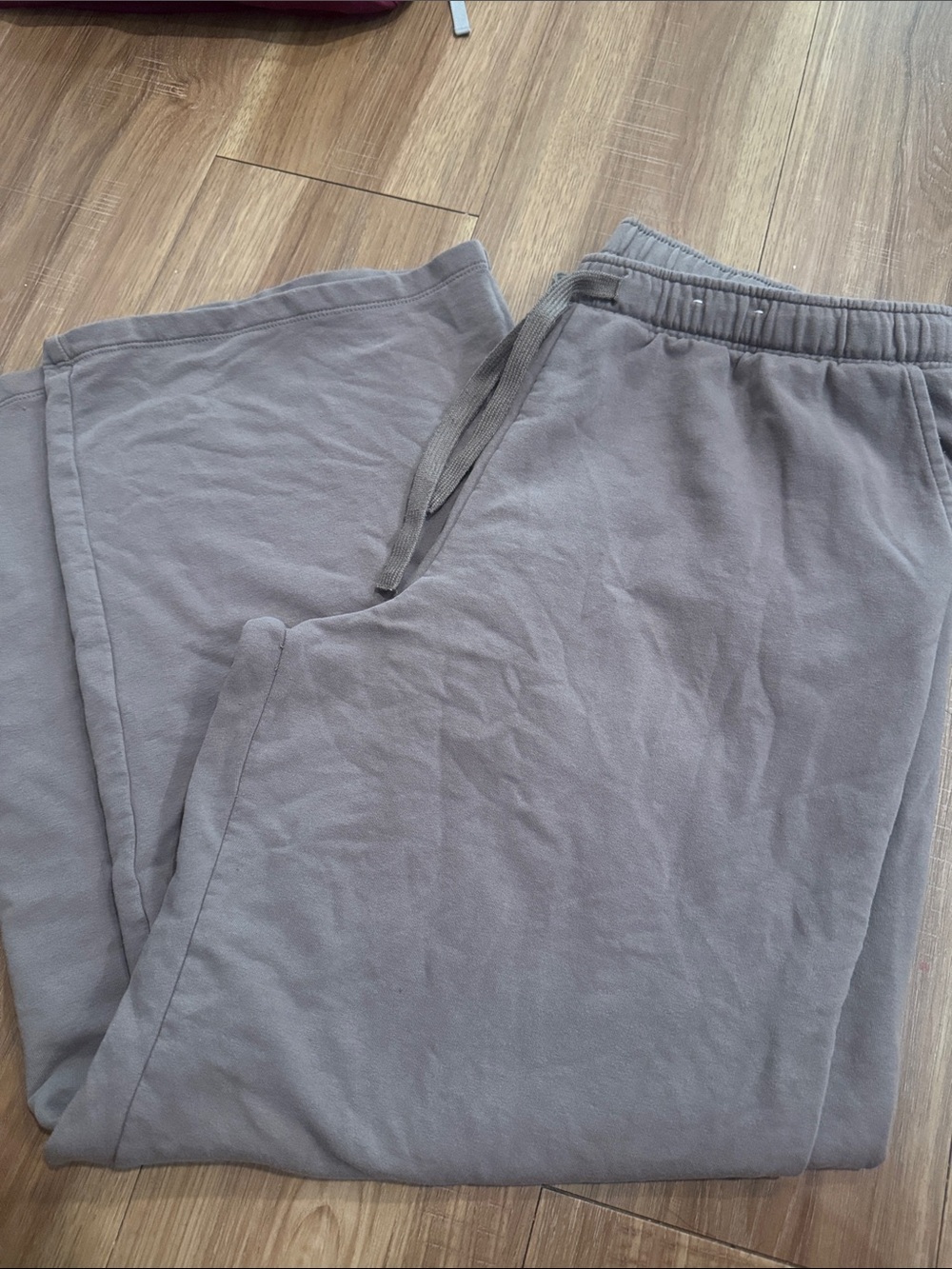 women’s  Gray Drawstring Sweatpants